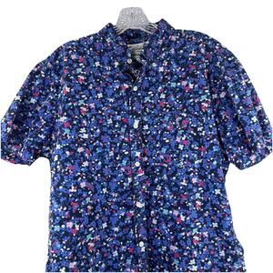Bonobos Mens Slim Fit Stretch Floral Riviera Button Down Short Sleeve Shirt Lg